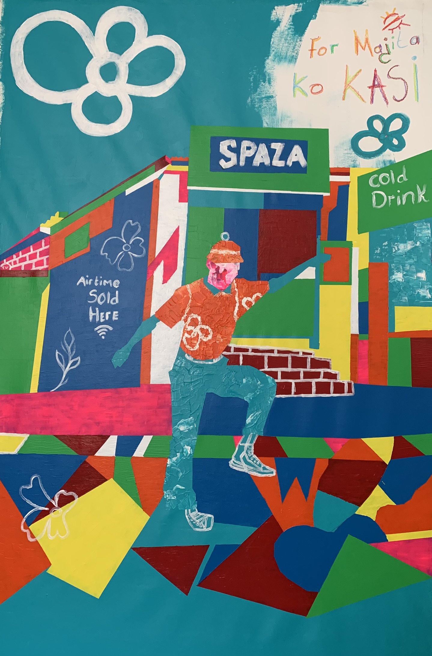 Portrait of Mandy Logan, South African fashion model & musician